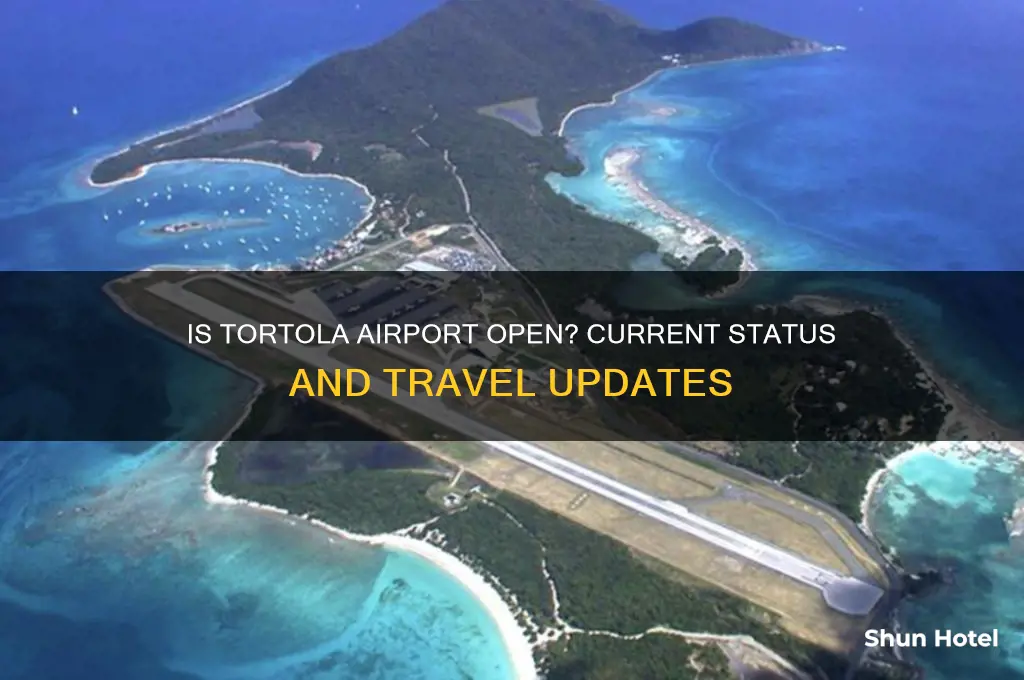 is the airport in tortola open