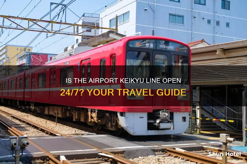 is the airport keikyu line open 24 hours