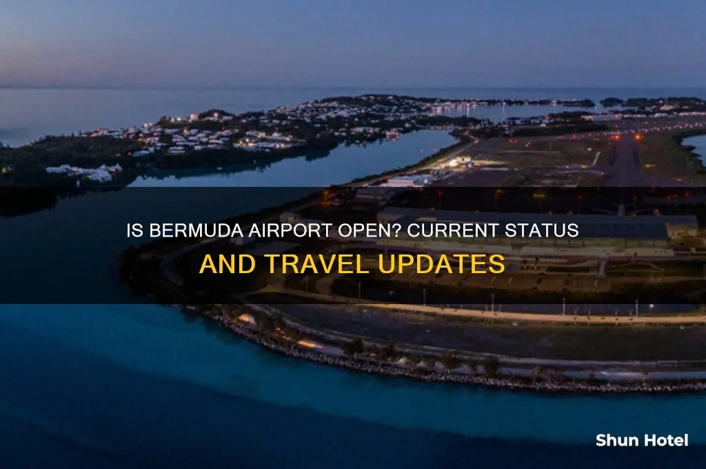 is the airport open in bermuda