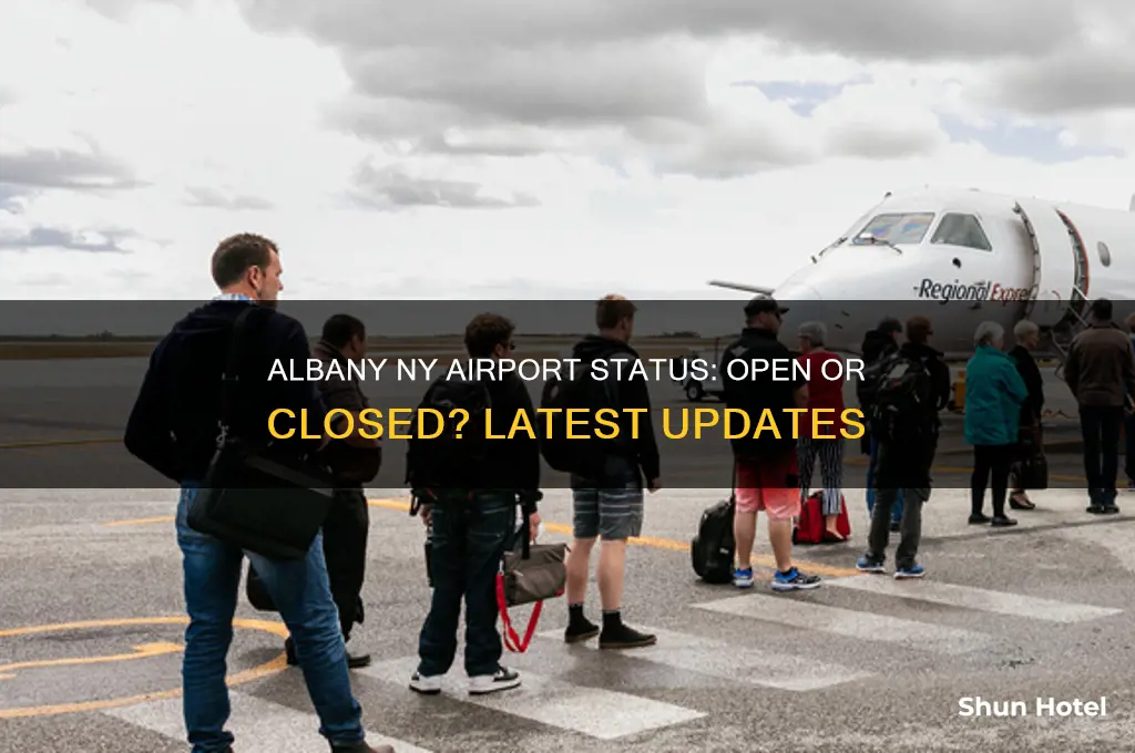 is the albany ny airport open