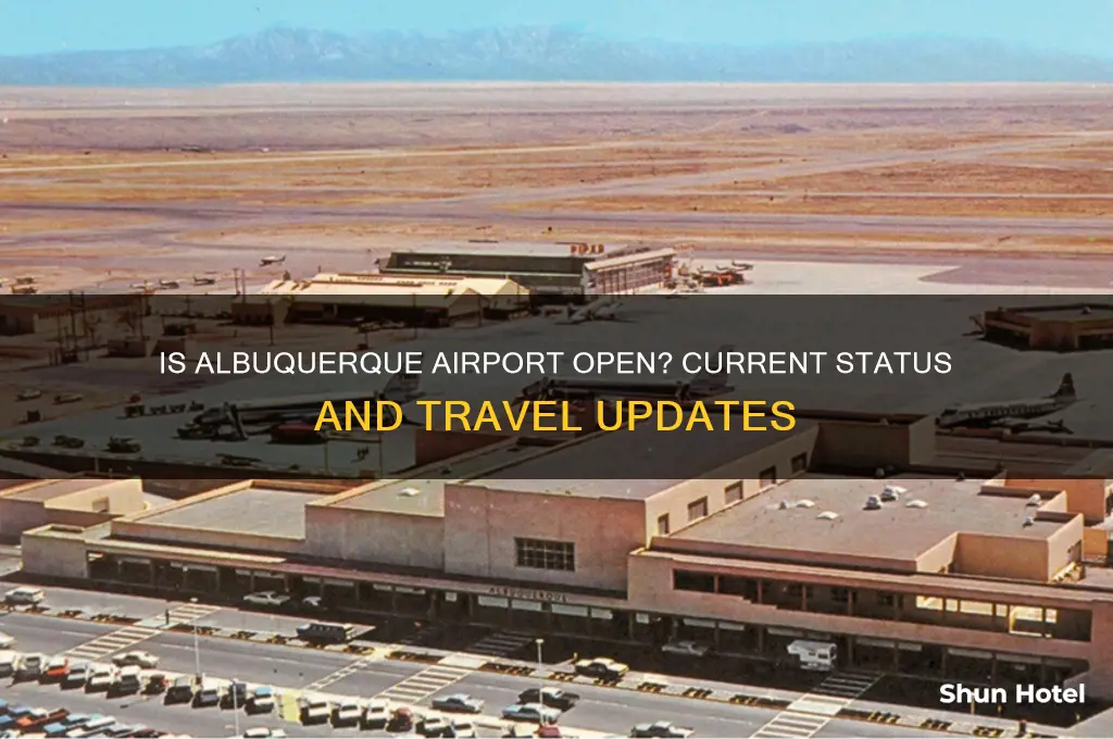 is the albuquerque airport open