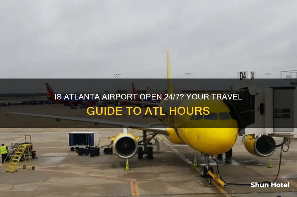 is the atlanta airport open 24 hours