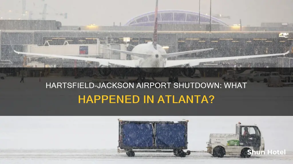 is the atlanta airport shut down