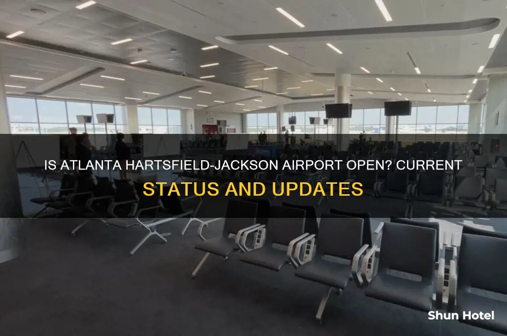 is the atlanta hartsfield airport open