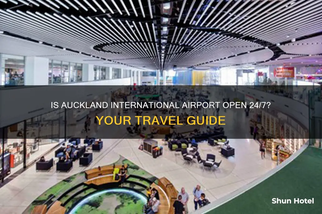 is the auckland international airport open 24 hours a day