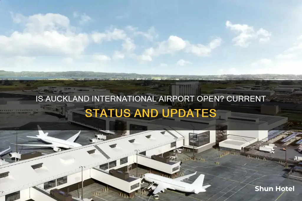 is the auckland international airport open
