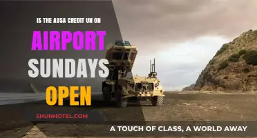 Is AUSA Credit Union Open on Sundays at the Airport?