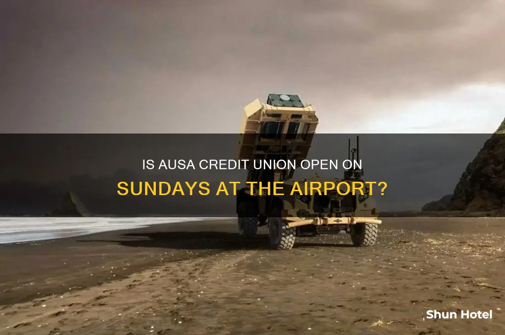 is the ausa credit un on airport sundays open