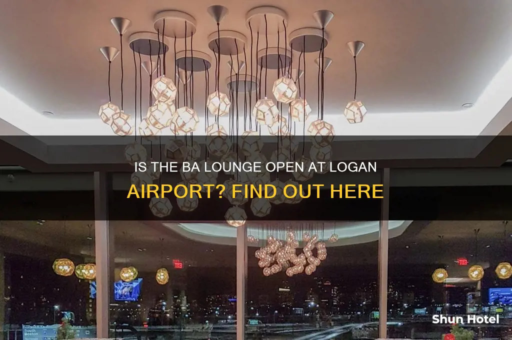 is the ba lounge open at logan airport