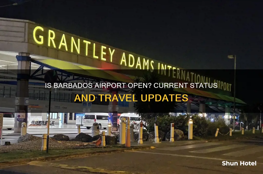 is the barbados airport open