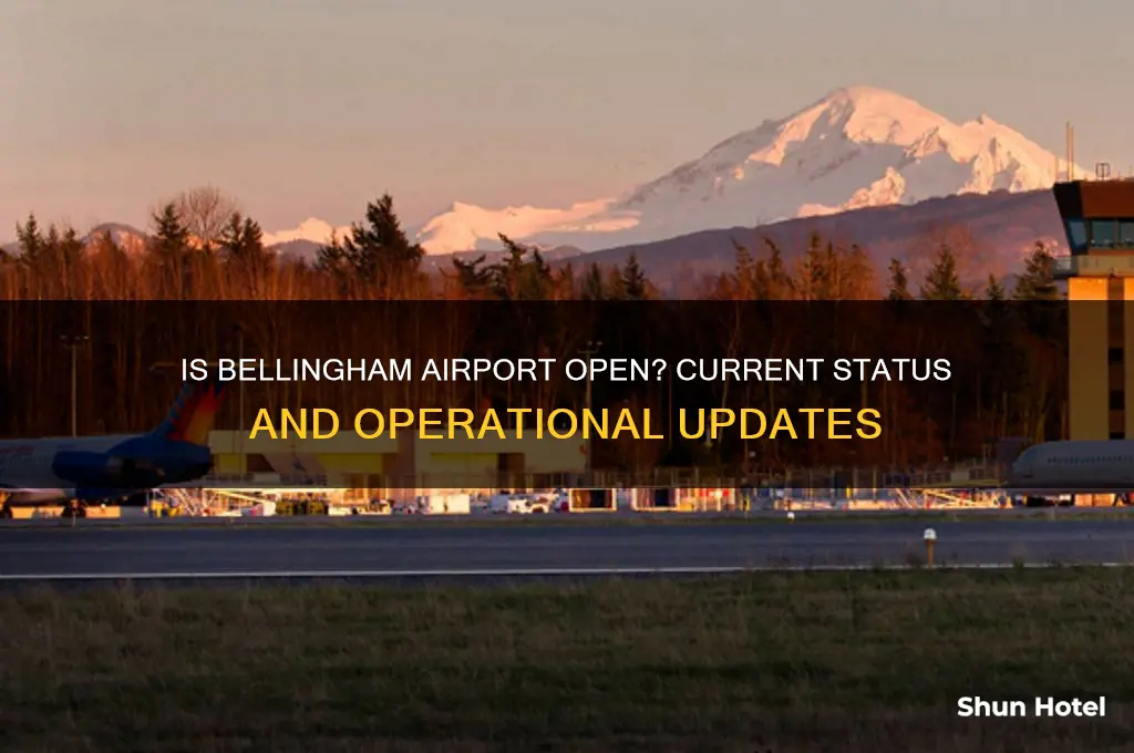 is the bellingham airport open
