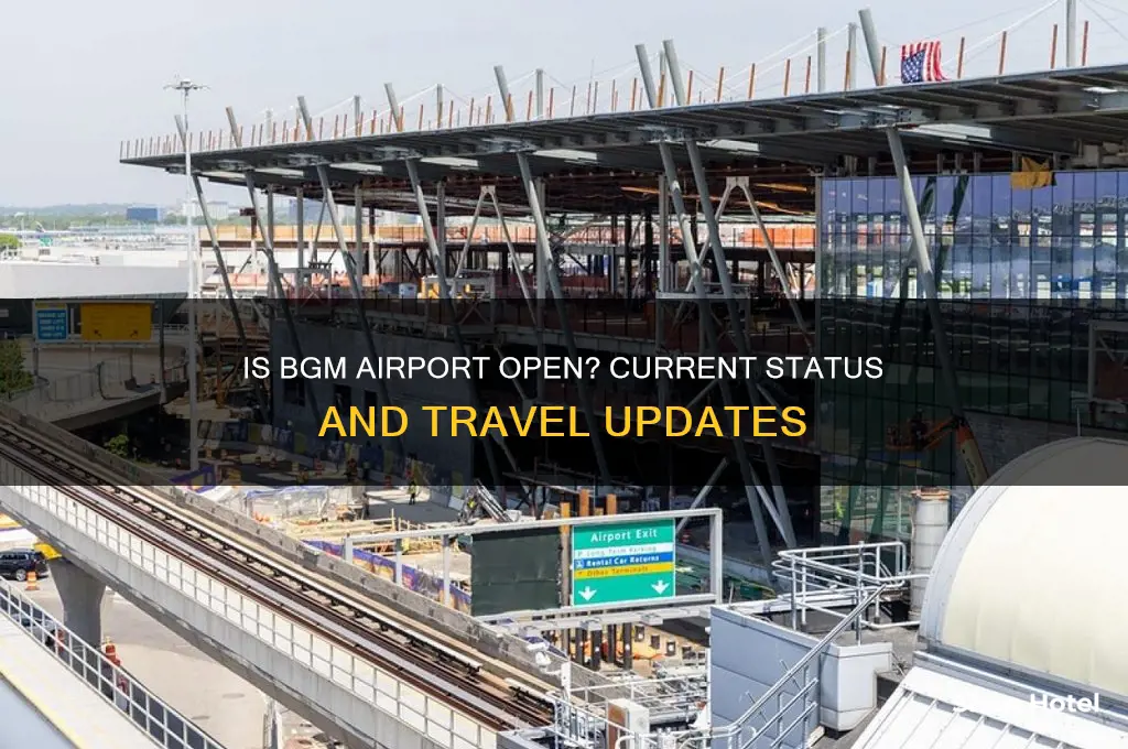 is the bgm airport open