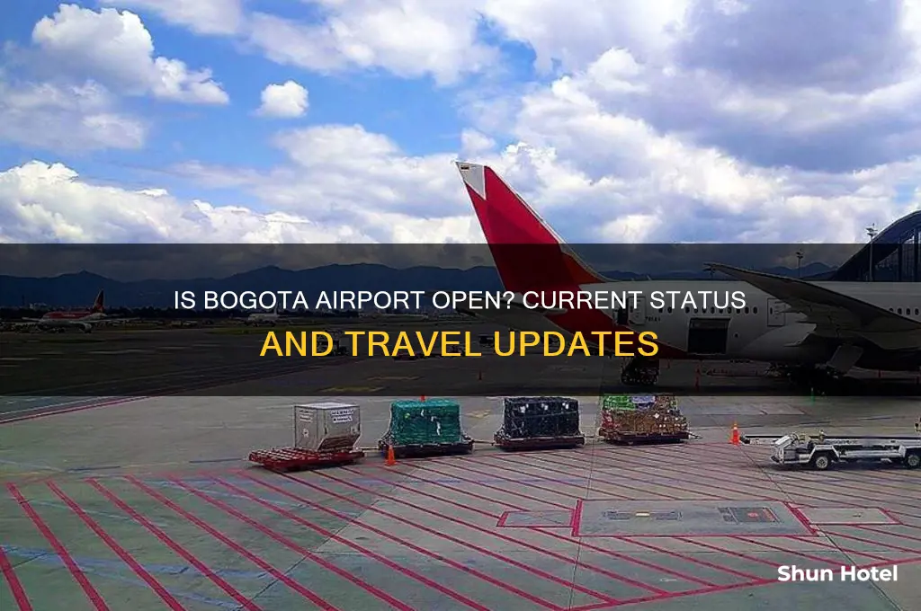 is the bogota airport open