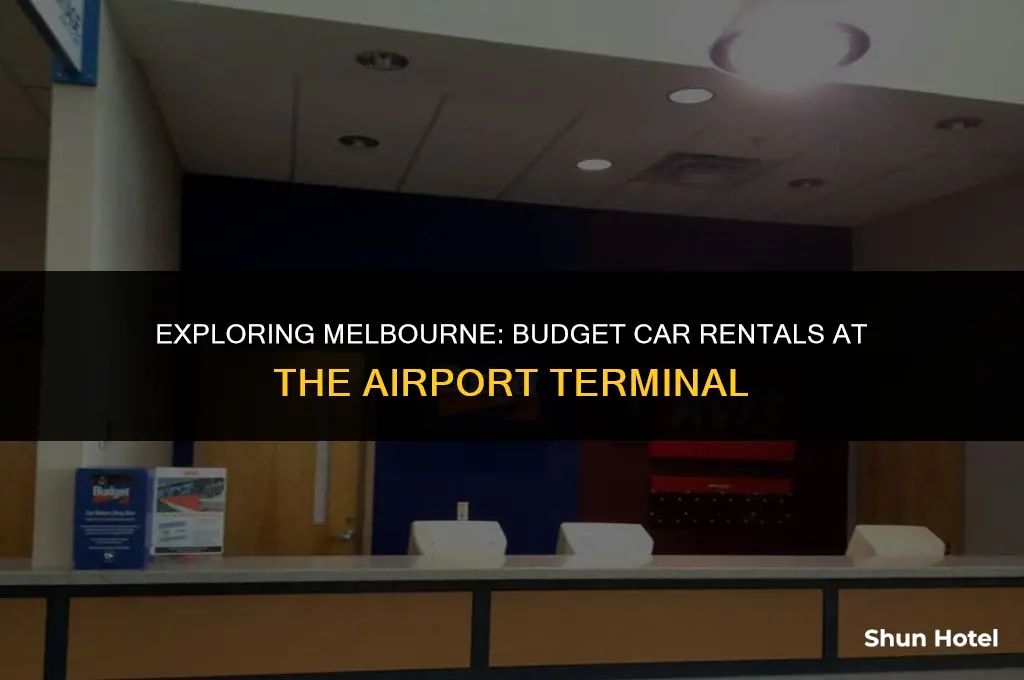 is the budget rental car in terminal at melbourne airport