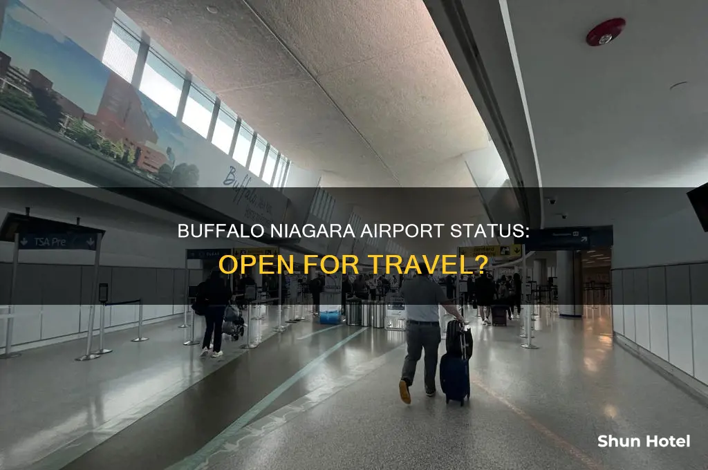 is the buffalo niagara airport open