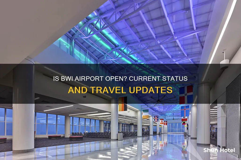 is the bwi airport open