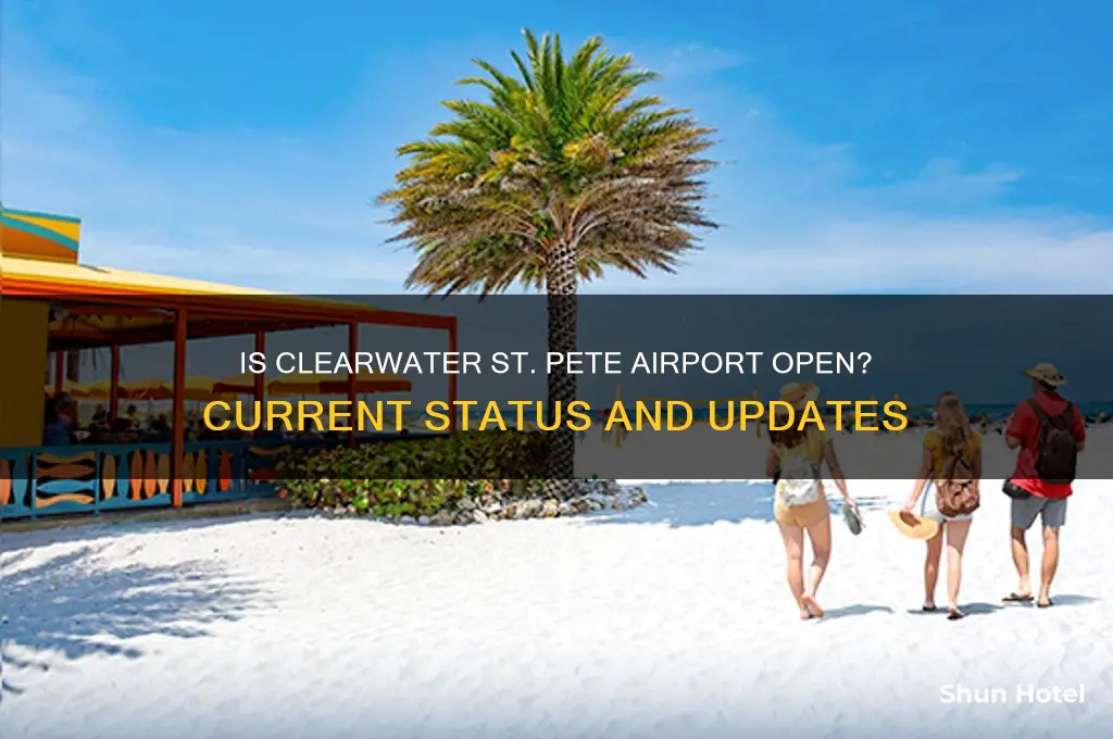 is the clearwater st pete airport open
