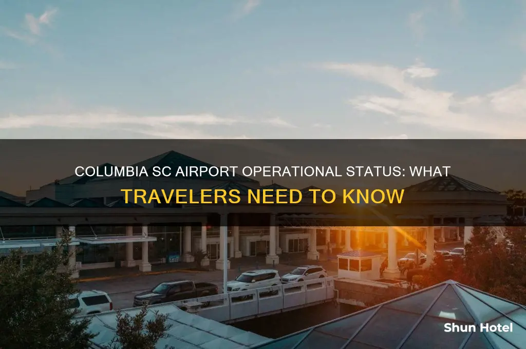 is the columbia sc airport open