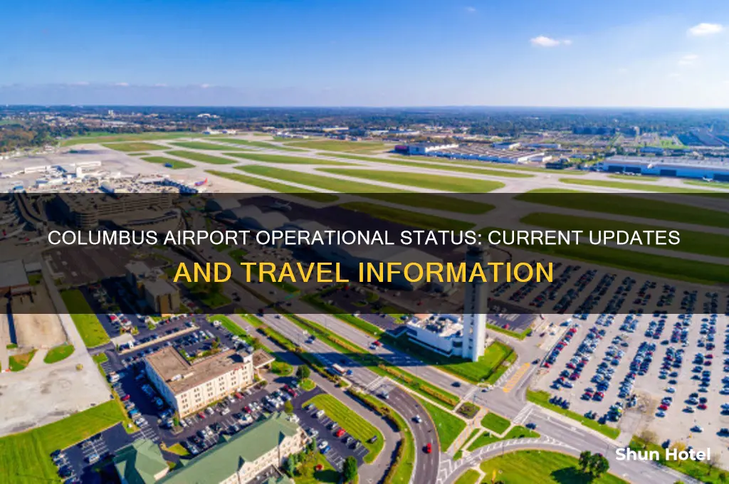 is the columbus airport open