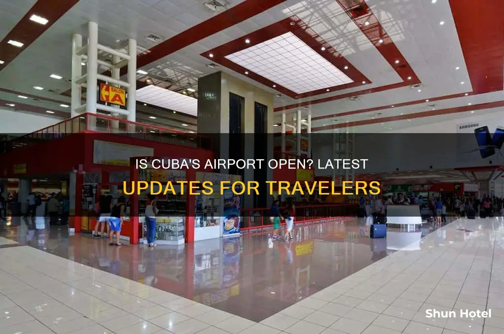 is the cuban airport open