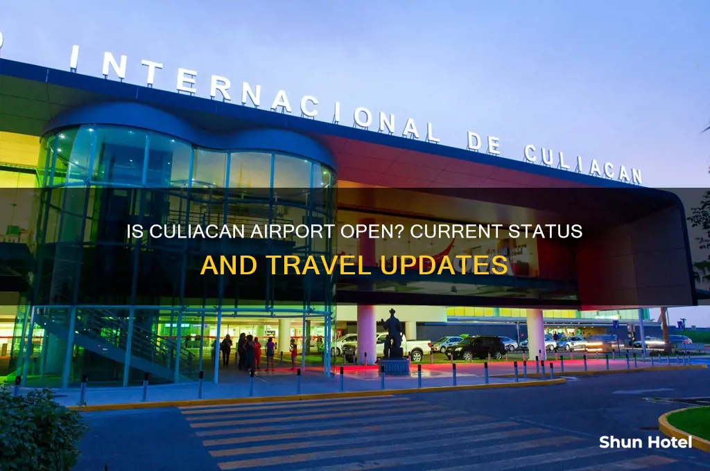 is the culiacan airport open