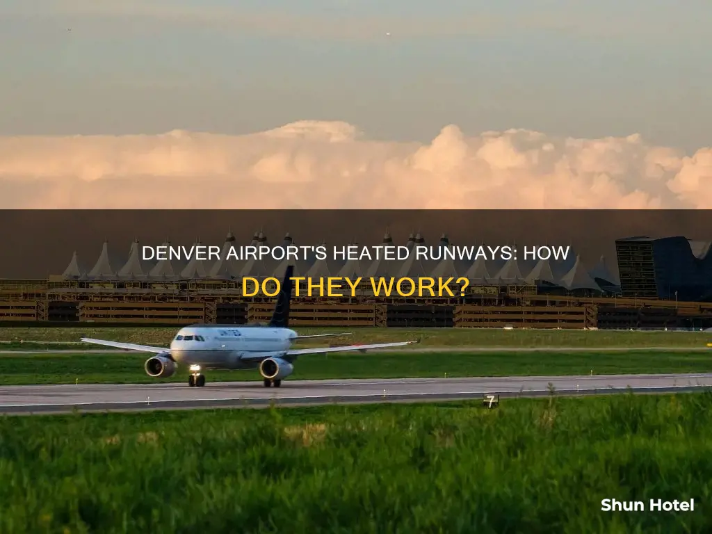 is the denver airport runway heated