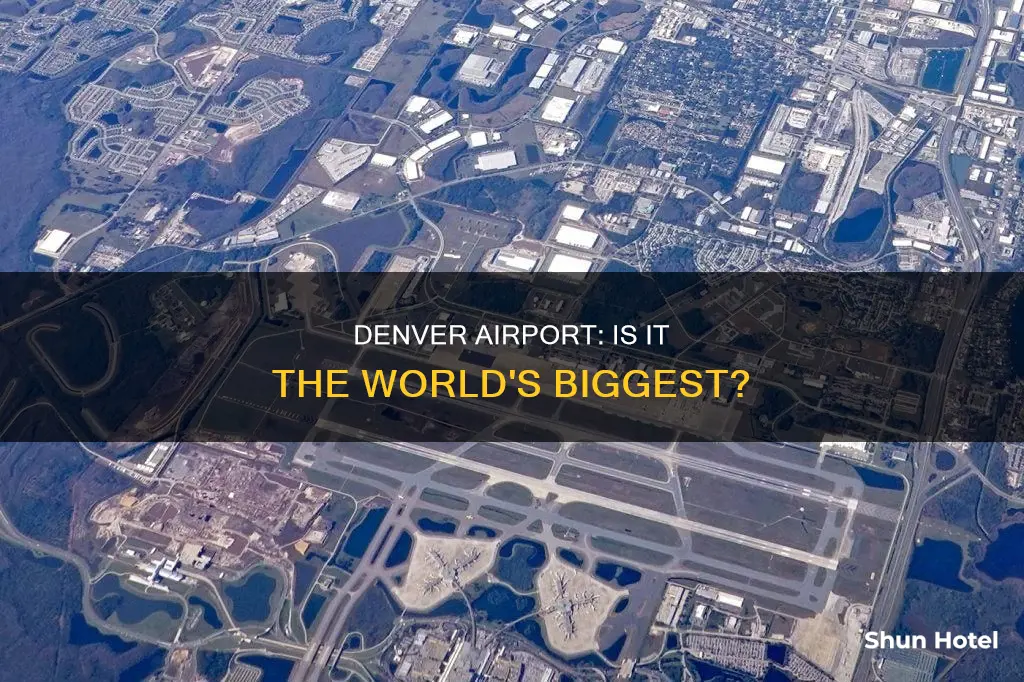 is the denver airport the biggest