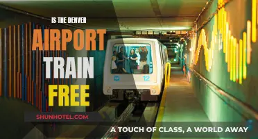 Denver Airport: Free Train, Easy Access