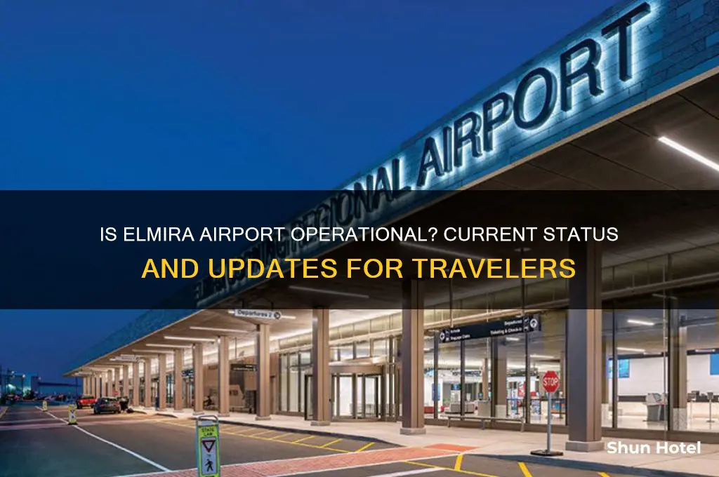 is the elmira airport open