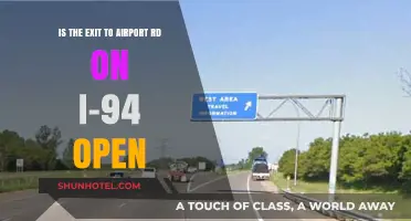 Is the Exit to Airport Rd on I-94 Open? Latest Updates
