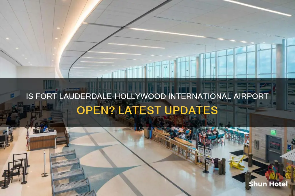 is the fll airport open