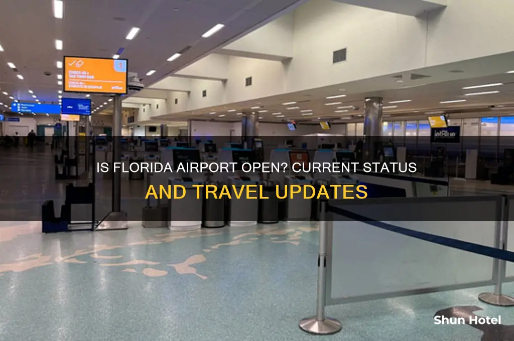 is the florida airport open