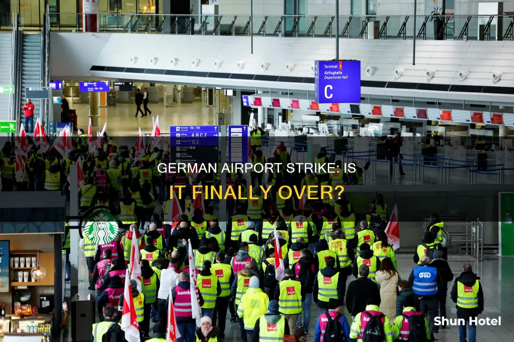 is the german airport strike over