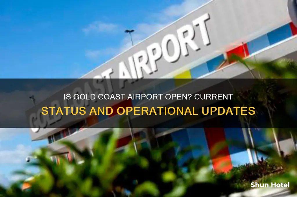 is the gold coast airport open