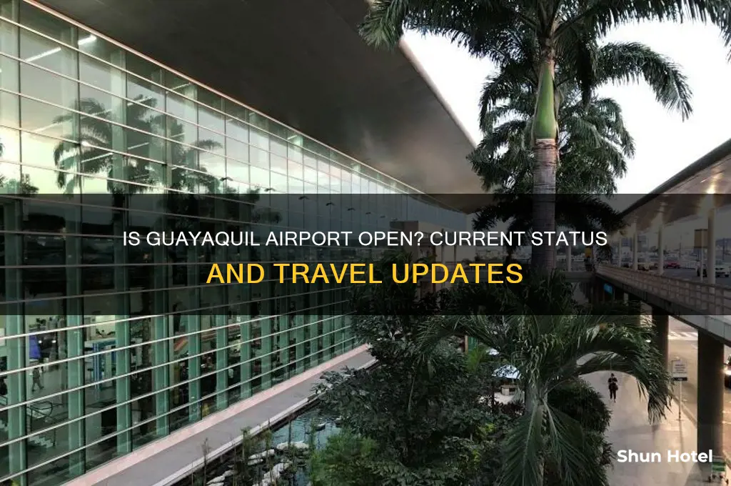is the guayaquil airport open