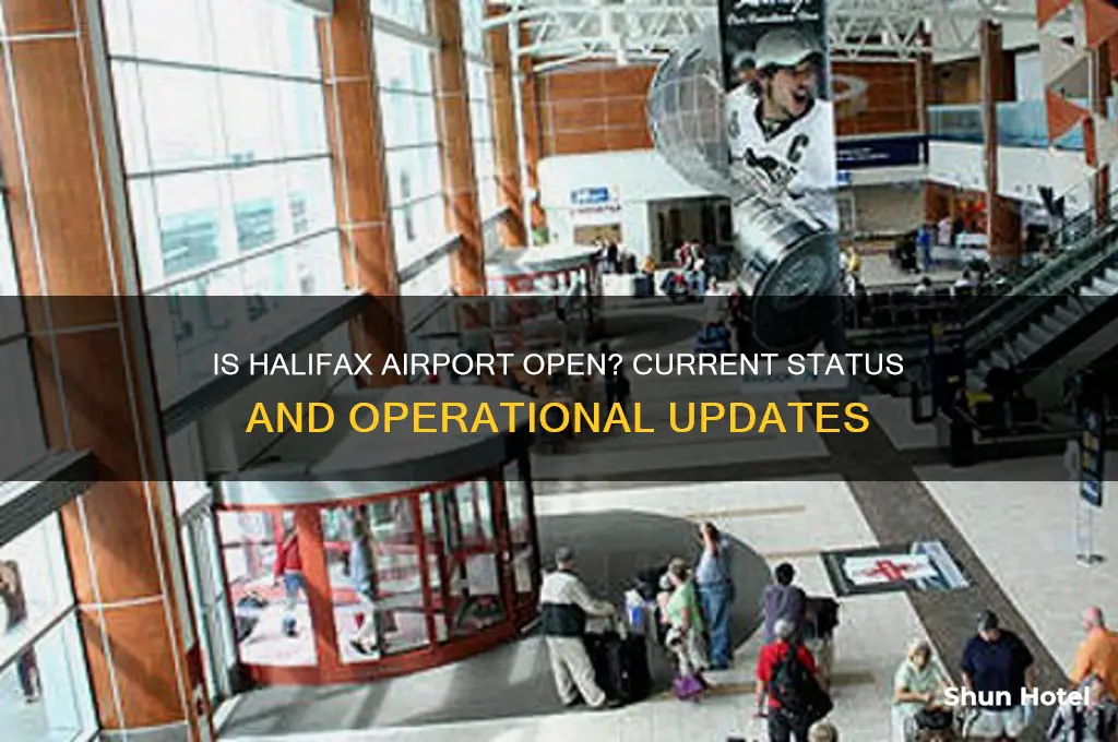 is the halifax airport open