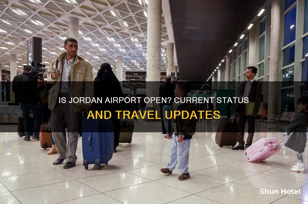 is the jordan airport open