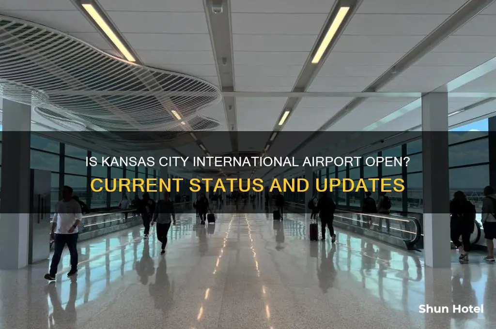 is the kci airport open
