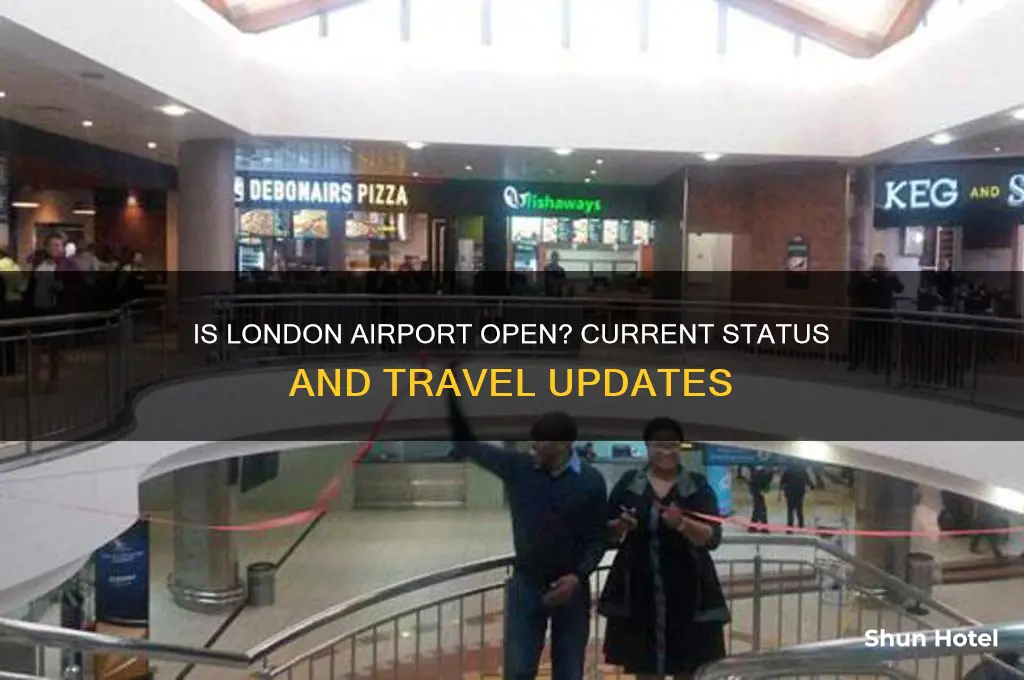 is the london airport open
