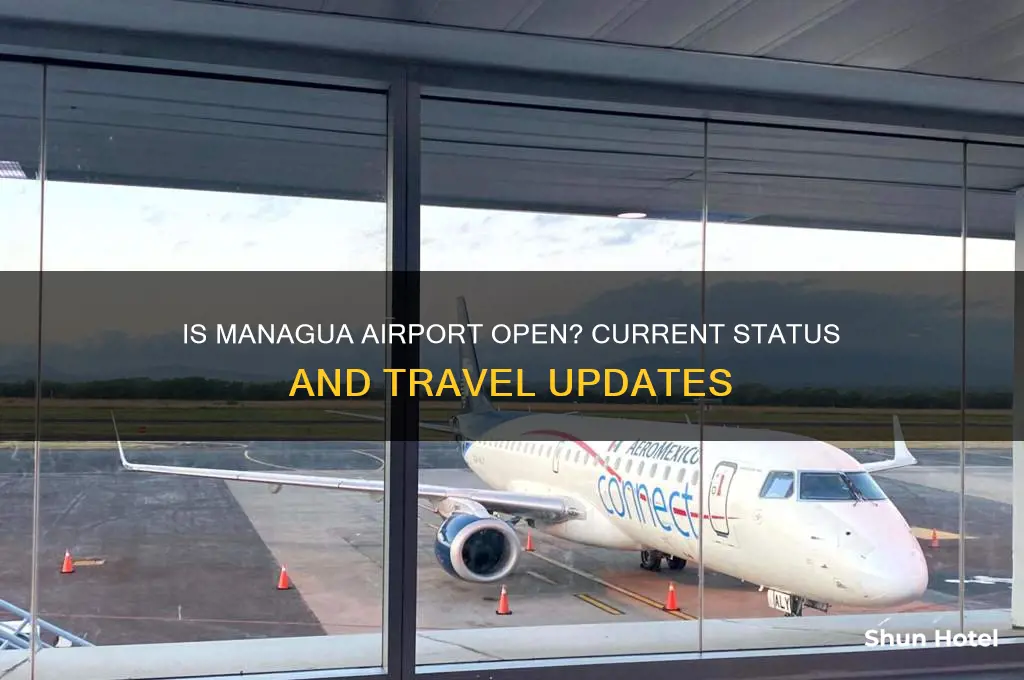 is the managua airport open