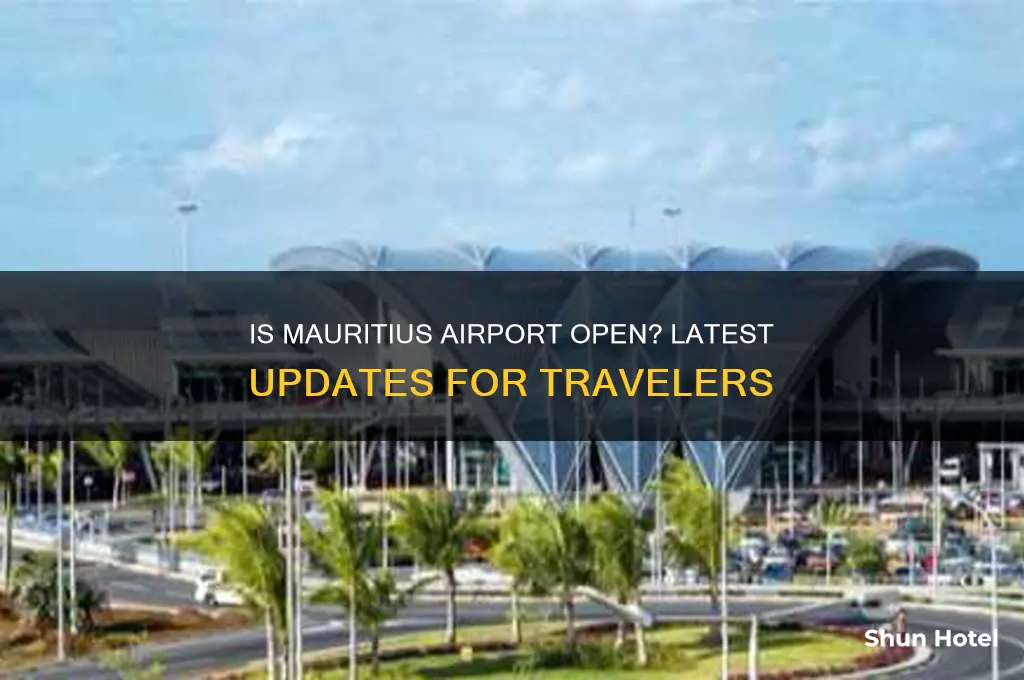 is the mauritius airport open