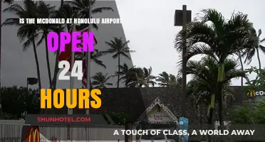 Honolulu Airport McDonald's: 24-Hour Service or Limited Hours?