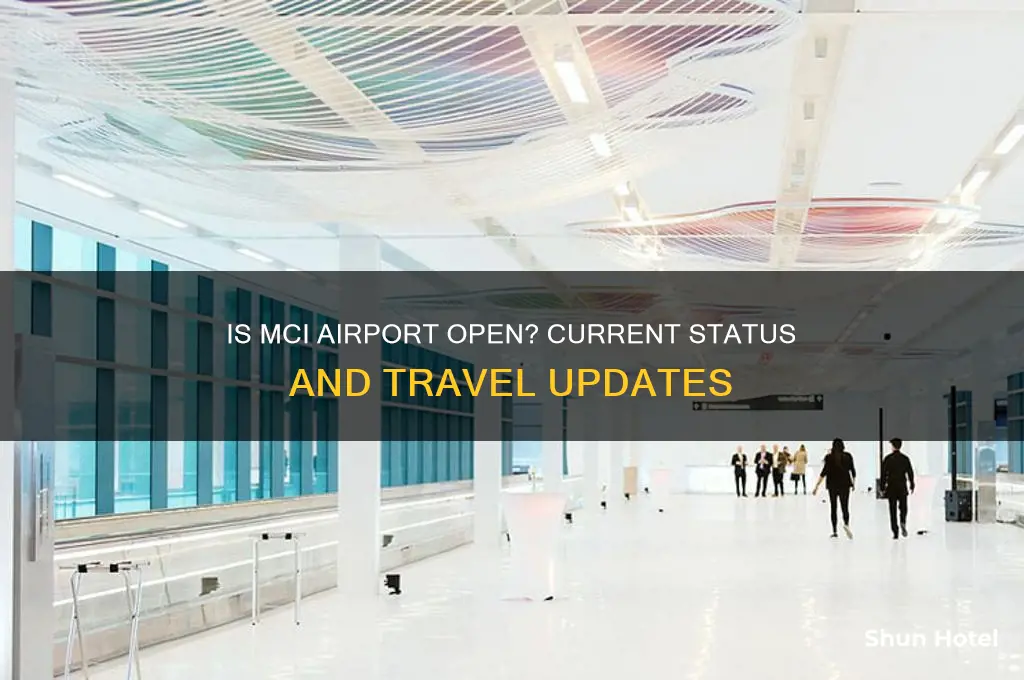 is the mci airport open