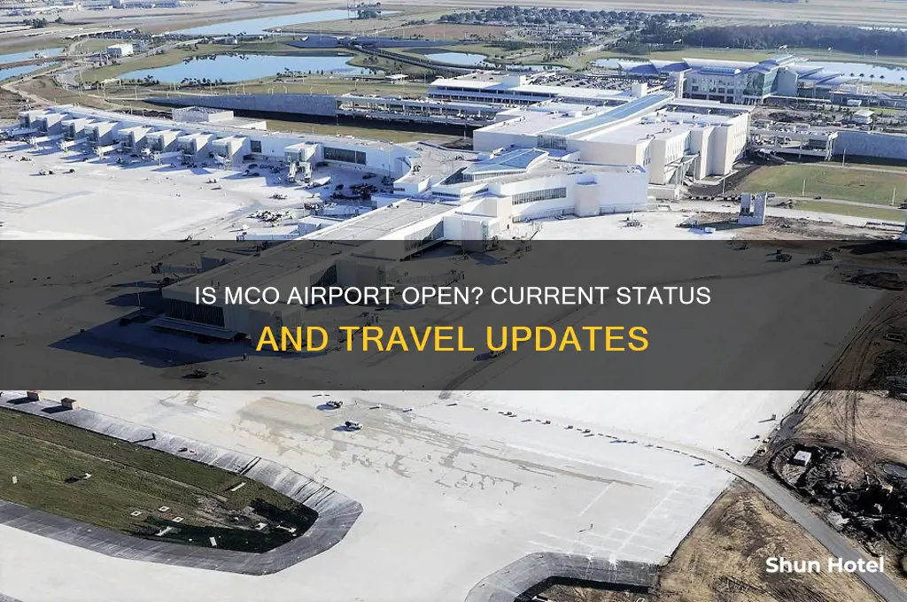 is the mco airport open