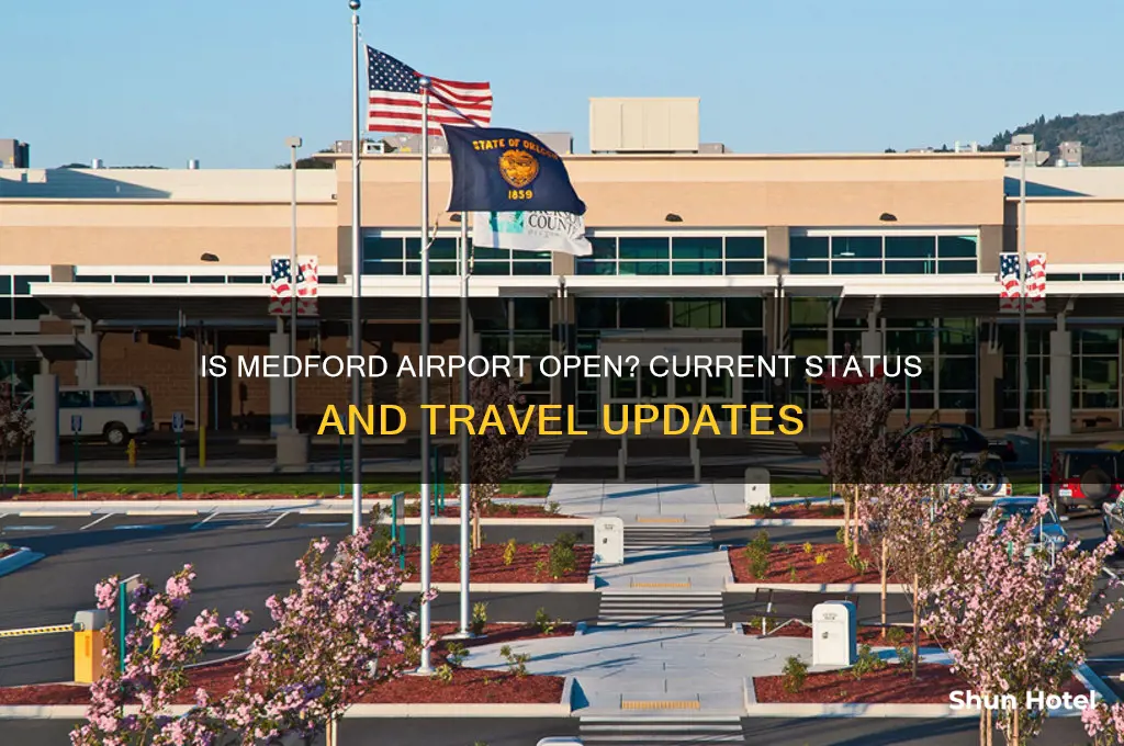 is the medford airport open