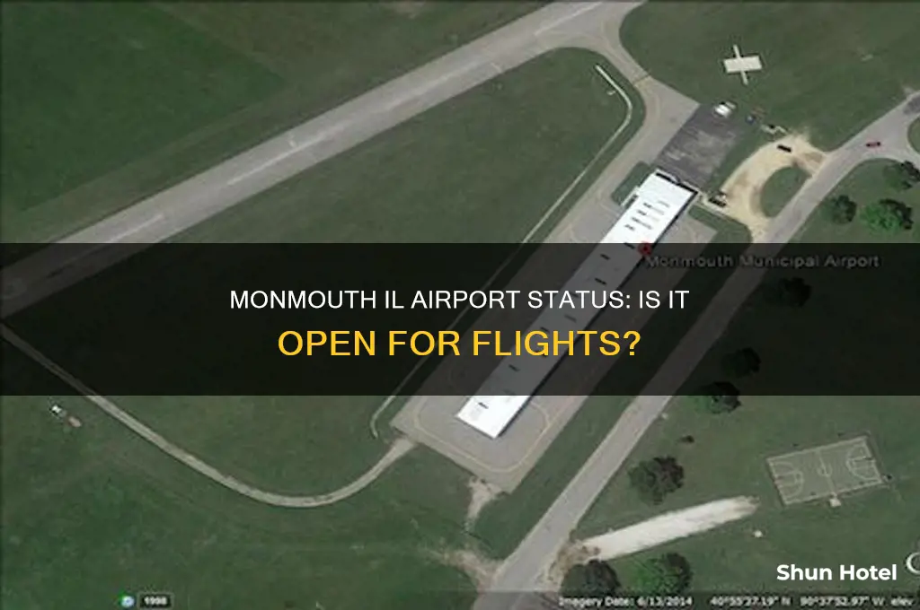 is the monmouth il airport open