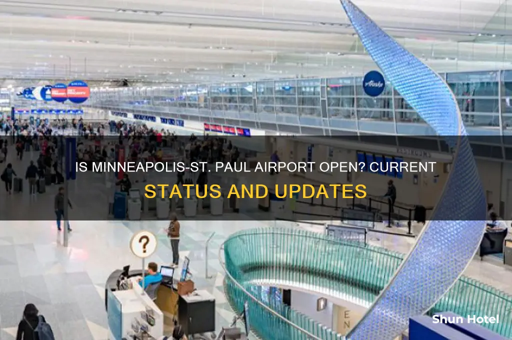 is the mpls airport open