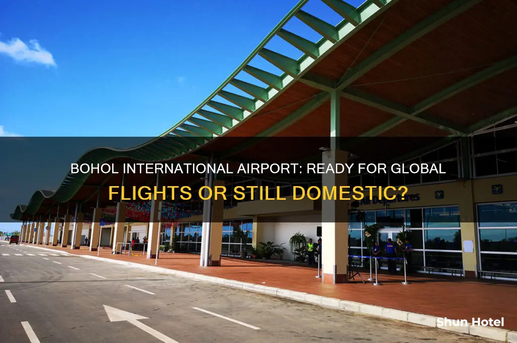 is the new bohol international airport open for international flights