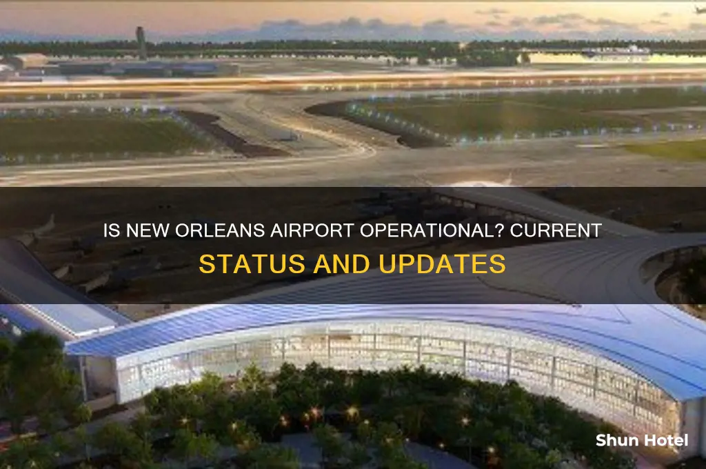 is the new orleans airport still open