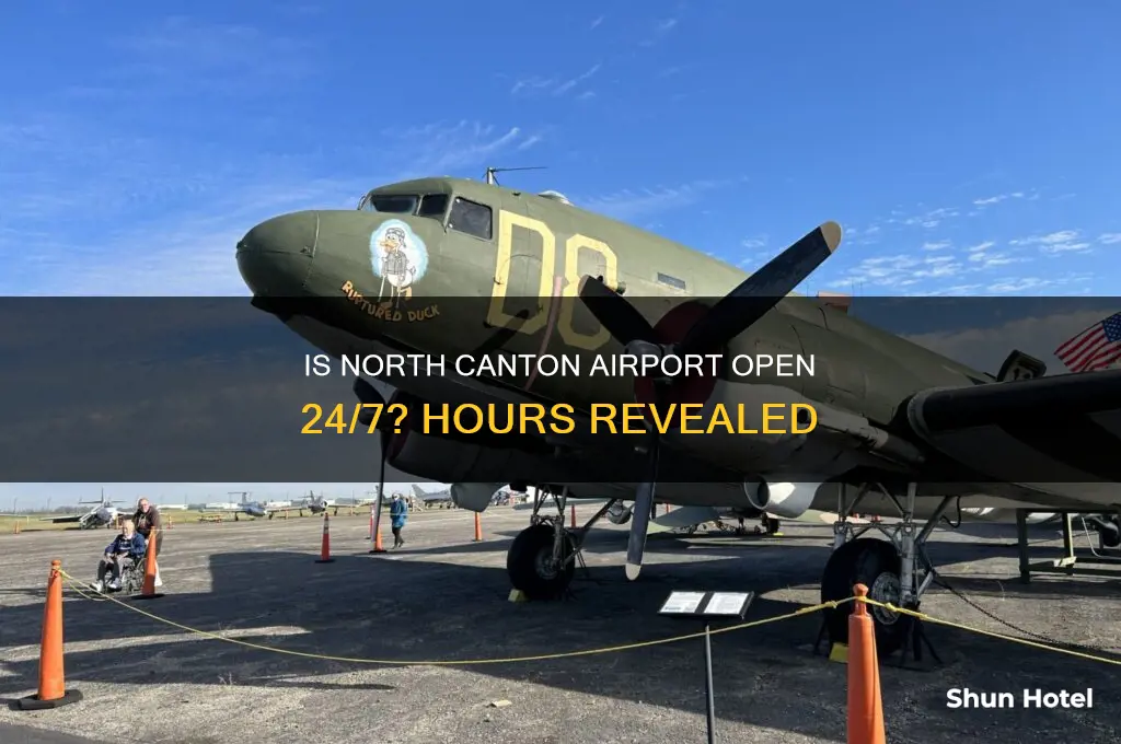 is the north canton airport open 24 hours